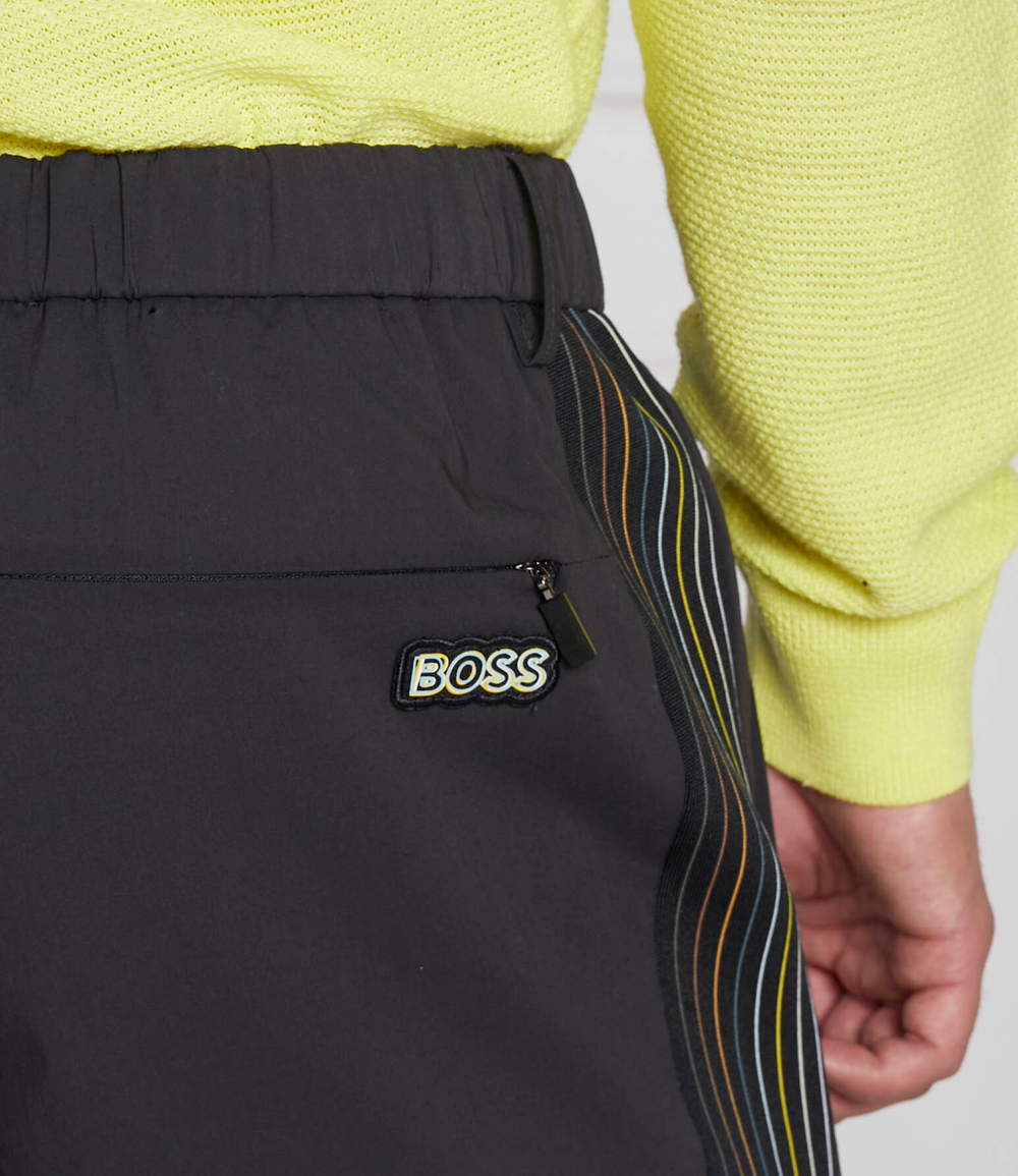 шорты s_liem stripe BOSS GREEN - графитовый(50472393)
