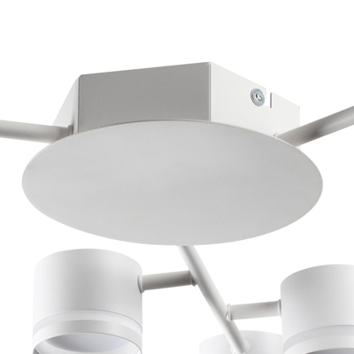 8235/9C COMFI LN26 242 белый металл Люстра потолочная LED GX53 9*12W 220V GARETA