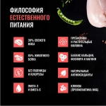 ОДНО МЯСО Сухой корм для взрослых стерилизованных кошек с курицей, 400 г