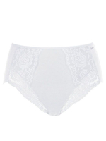 Высокие хлопковые трусики Lace Cotton Band (Размер: M) (Цвет: черный)