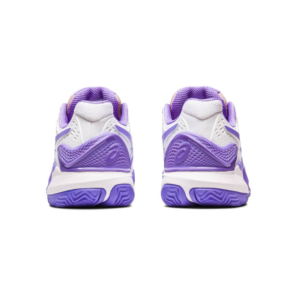 Женские теннисные кроссовки ASICS Gel-Resolution 9 Clay Court Shoe Women - White, Lilac