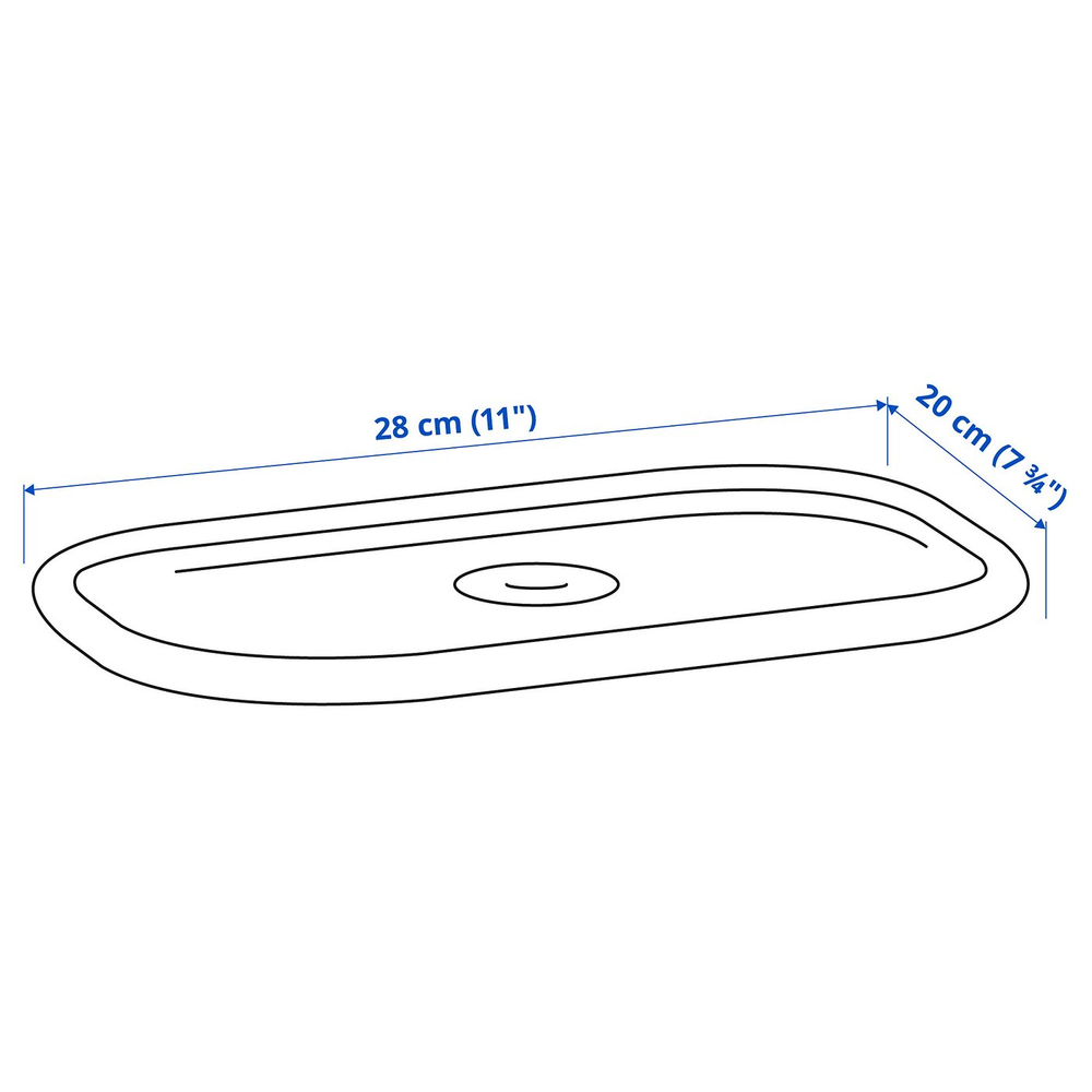 IKEA TROFAST  (ИКЕА ТРОФАСТ)  -  Крышка - белый 20x28 см