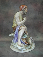 Статуэтка. Фарфор. Мечта рыбака. Capodimonte. Италия