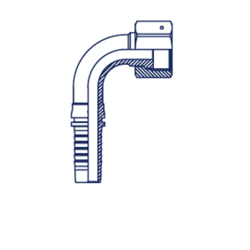 Фитинг DN 16 ORFS (Г) 1.3/16 (90)