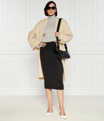 Хлопковая юбка Max Mara Leisure - графитовый(263060186)