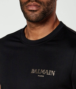Футболка VINTAGE Balmain - черный(EH1EF000 GD84)