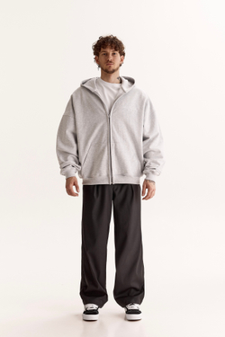 ZIP-HOODIE SDW Uniform - Grey Melange