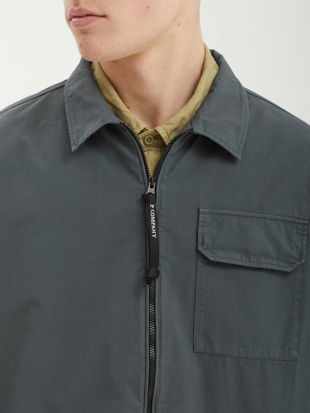Мужская Рубашка Organic Gabardine Zipped Lens