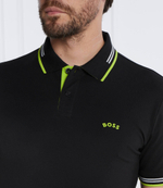 Поло Paul Curved BOSS GREEN - черный(50469245)