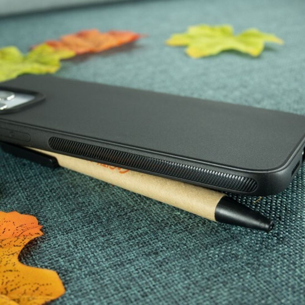 Чехол для iPhone 12 Pro Max черный силиконовый с защитой камеры, 012424 Черный