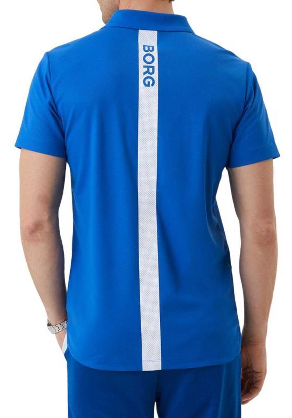 Мужское теннисное поло Björn Borg Ace Polo - небесный