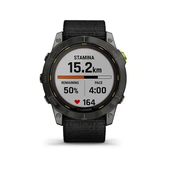 Garmin Enduro 2 угольно-серый DLC титановый с нейлоновым ремешком UltraFit