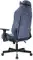 Кресло игровое Knight N1 Fabric синий Light-27 с подголов. крестов. металл