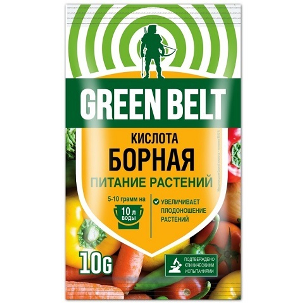 Удоб Грин Бэлт Борная кислота 10г