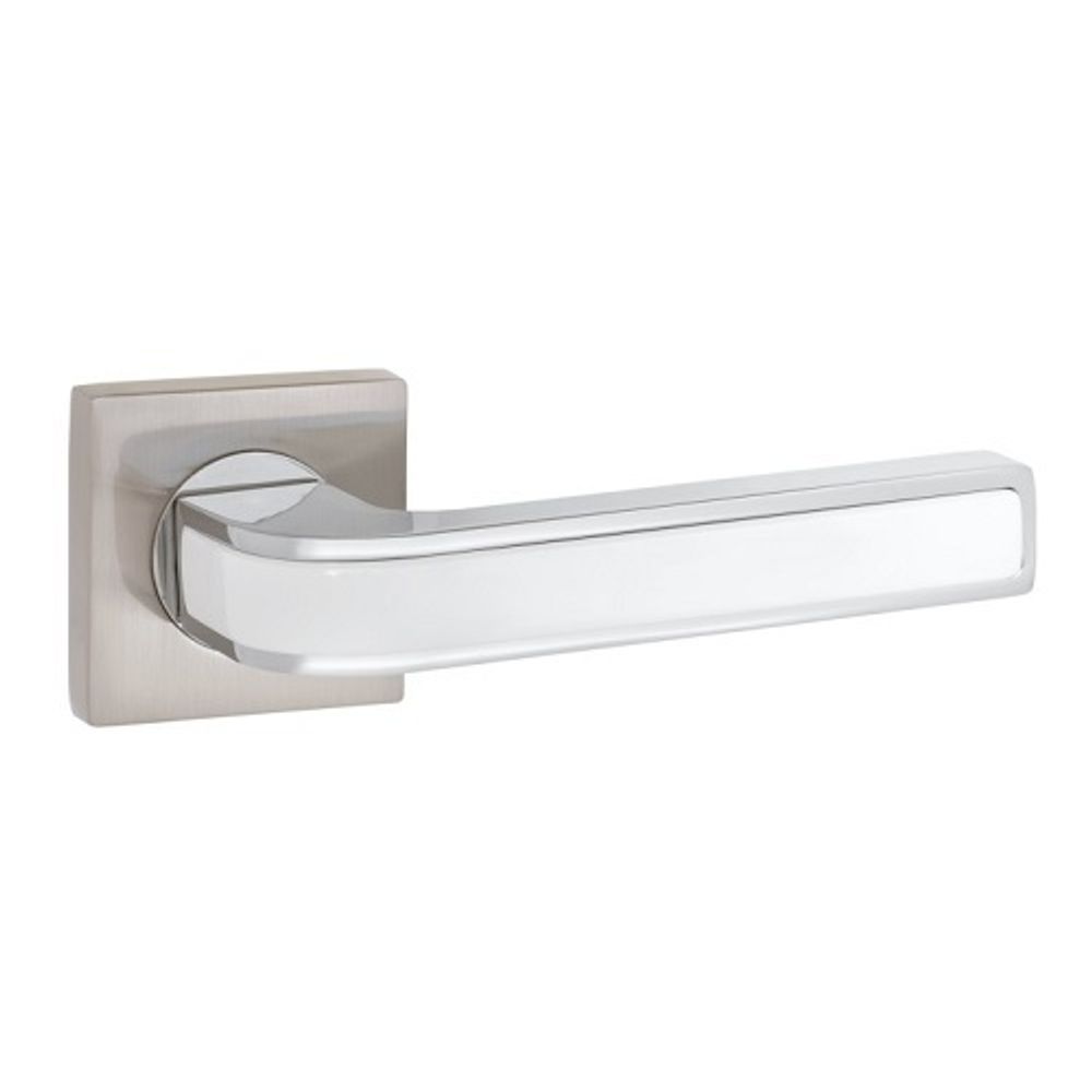 Ручка раздельная VETTORE R06.115 CP/WH хром/белый