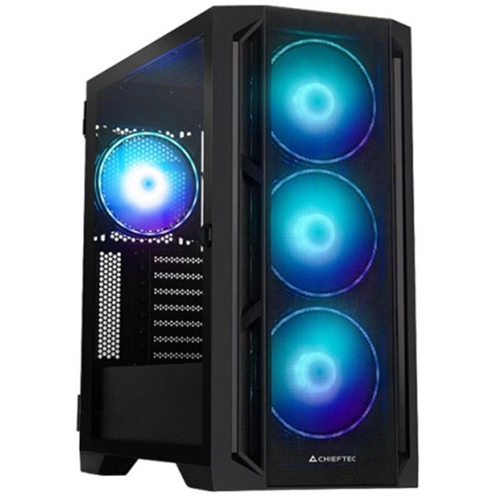 Корпус Midi-Tower Chieftec APEX LUMO TG, ARGB, E-ATX, Black (GA-01B-L-OP)