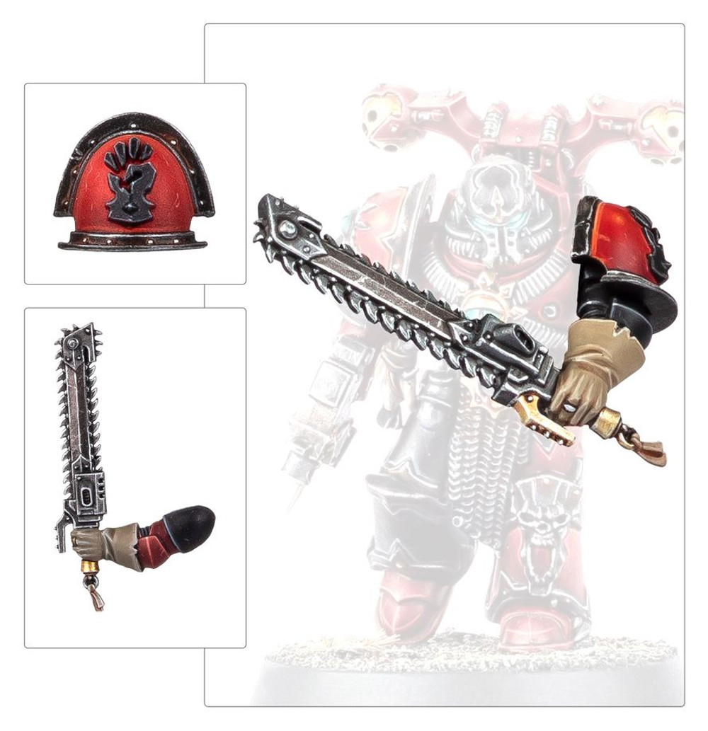 Chaos Space Marines: Red Corsairs Upgrades and Transfers