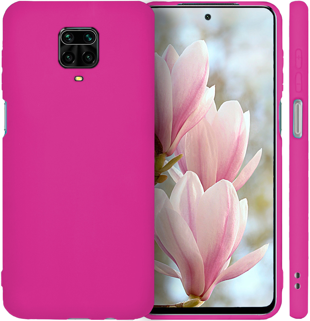 Мягкий Soft Touch чехол из силикона для XIAOMI REDMI NOTE 9 PRO / 9S / POCO M2 PRO с бархатной подкладкой