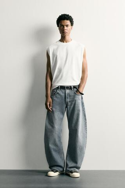 ДЖИНСЫ BARREL FIT — ZARA