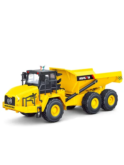 Радиоуправляемый грузовик карьерный самосвал HUI NA TOYS масштаб 1:16 2.4G - HN1553