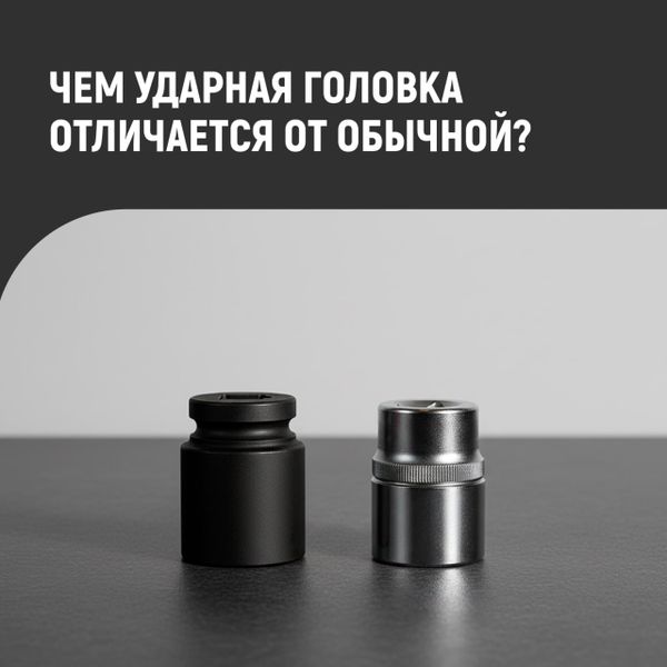 Чем отличается обычная головка от ударной? 🤔 Чем отличается обычная головка от ударной? 🤔