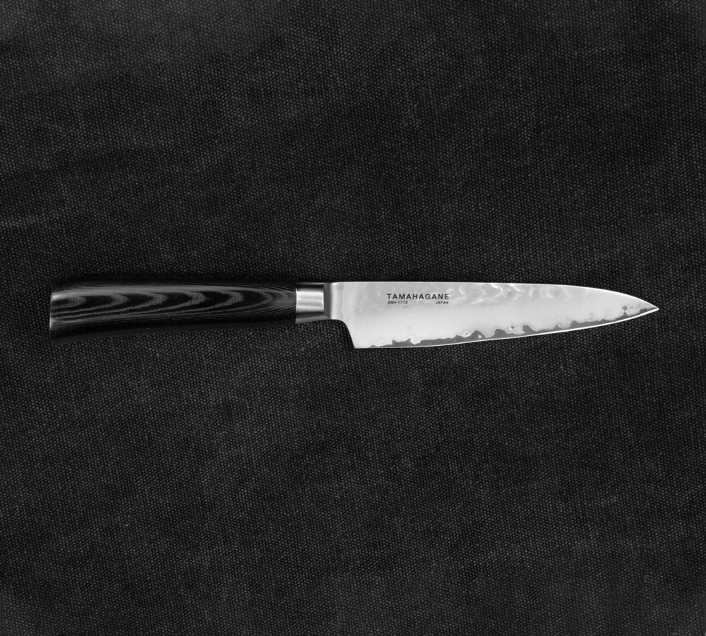 Tamahagane Универсальный нож Tsubame Black 12см. SNMH-1108
