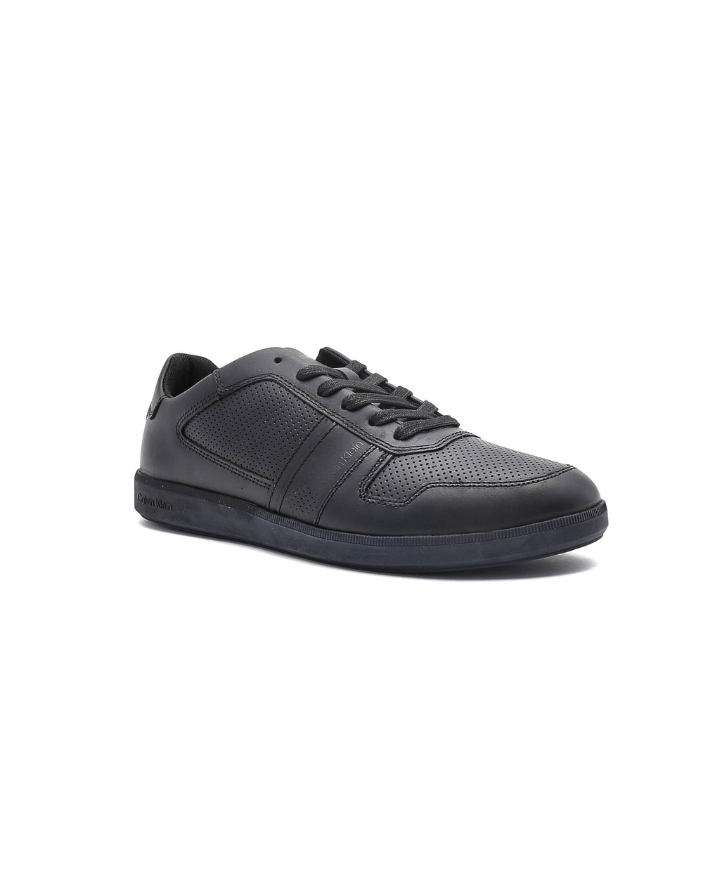 Кожаные кроссовки low top lace Calvin Klein - черный(HM0HM00471)