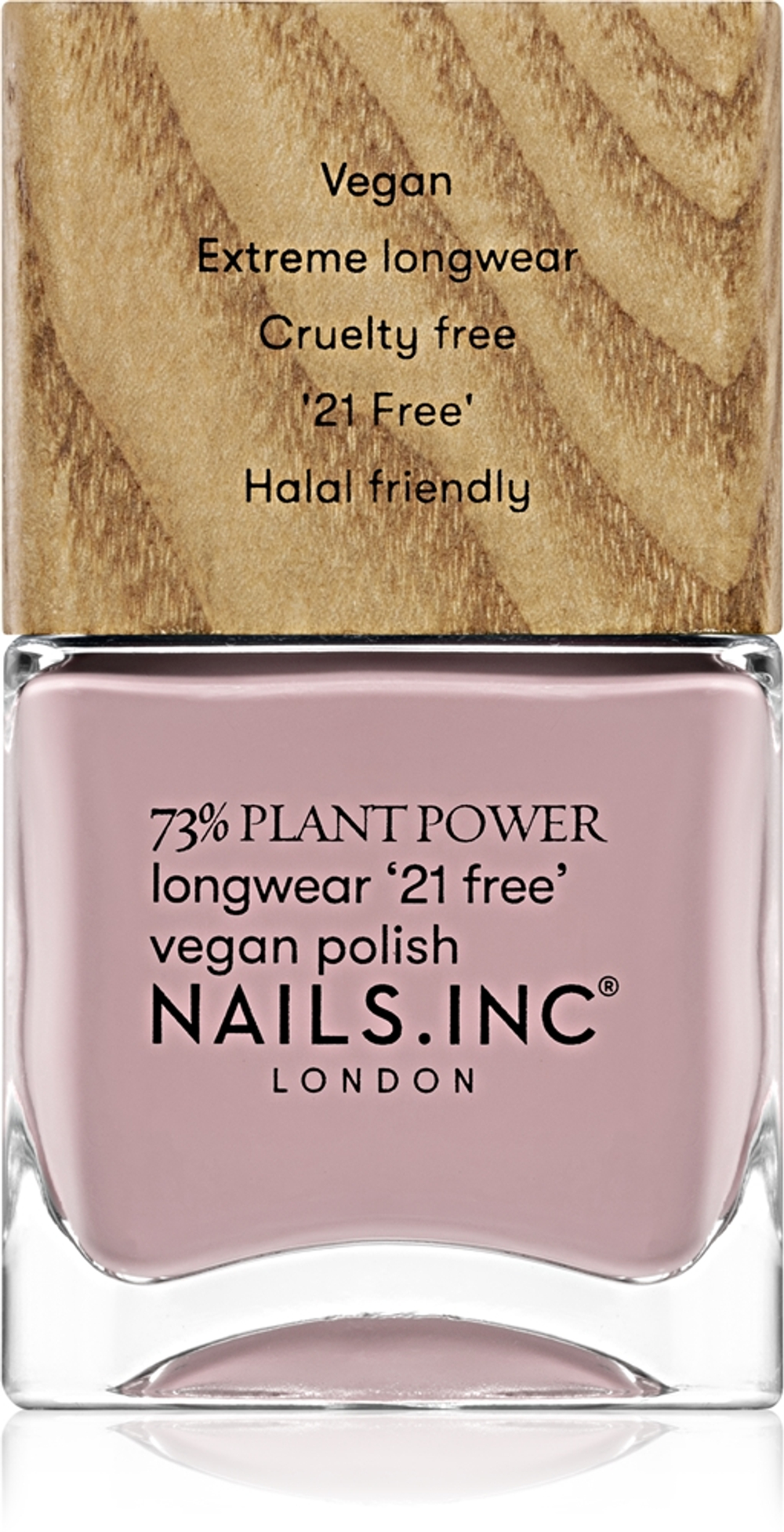 Nails Inc. Plant Power - Долговременный лак для ногтей оттенок Mani Meditation, 14 ml