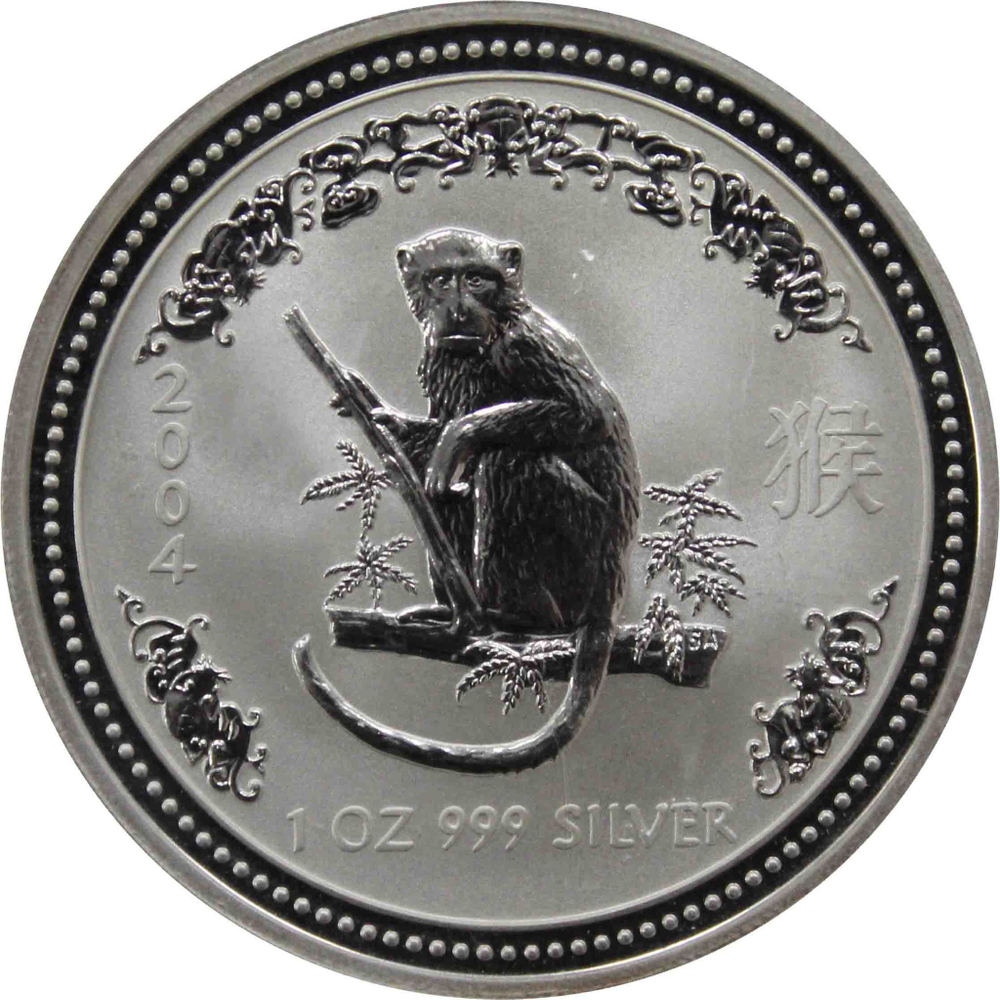1 доллар. Год Обезьяны. Австралия. 2004 год