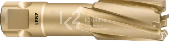 Корончатое сверло LENZ с твердосплавными напайками 100×55 мм, артикул LZTM-100