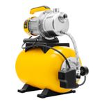 Насосная станция WPS800-24S, 800 Вт, напор 40 м, 4600 л/ч, ресивер 24 л, нержавейка Denzel
