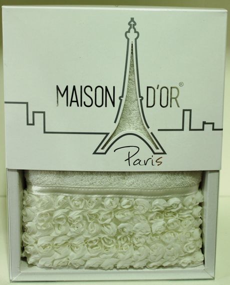 Полотенце махровое в коробке ROSA  50х100 Maison Dor(Турция).