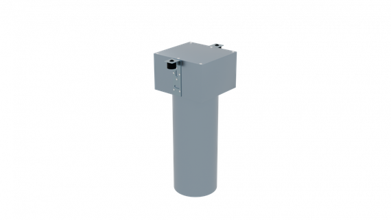 Flexag PCP-125/90x1 пленум вентиляционный потолочный, D125, на 1 выxод, L=300 мм