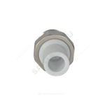 Муфта трубная PP-R комбинированная разъемная белая Дн 20х3/4" Ру25 наруж пайка/НР VALFEX 10158120