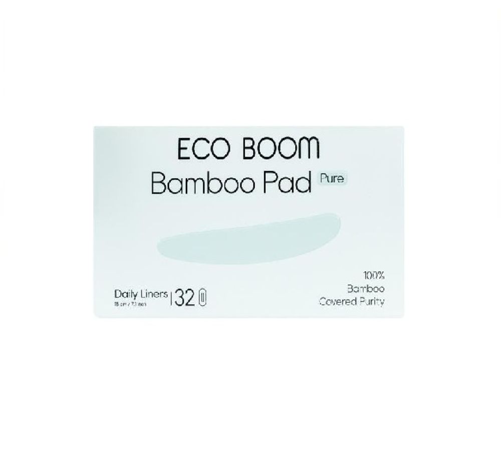 Бамбуковые гигиенические прокладки 180 мм 32шт/уп (ECO BOOM)
