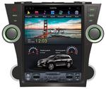 Магнитола для Toyota Highlander 2 2007-2013 XU40 - Kuberg ZF-1225-Q6 вертикальный экран в стиле "Тесла" на Android 11, CarPlay, 4G SIM-слот