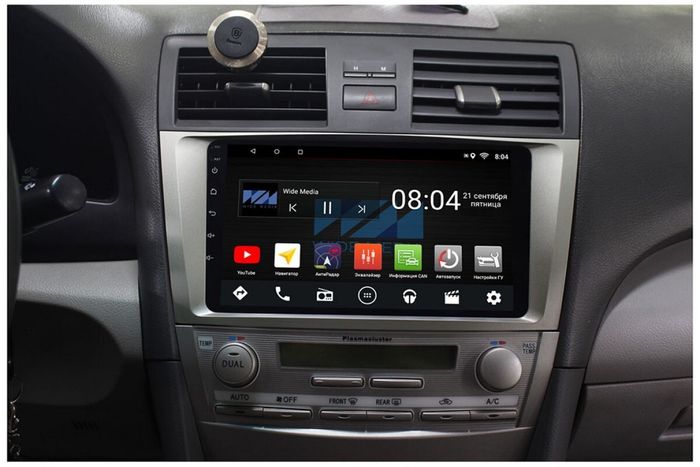 Магнитола для Toyota Camry 2006-2011 - Kuberg OL-9606 QLed, Android 13, Быстрейшая, CarPlay, SIM-слот