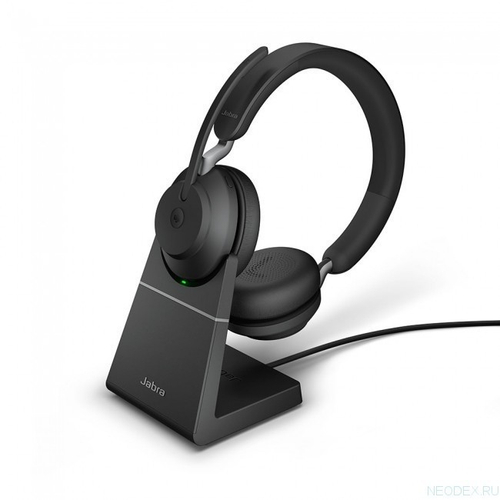 Jabra Evolve2 65 Stereo UC беспроводная гарнитура черная с док-станцией ( 26599-989-989 )