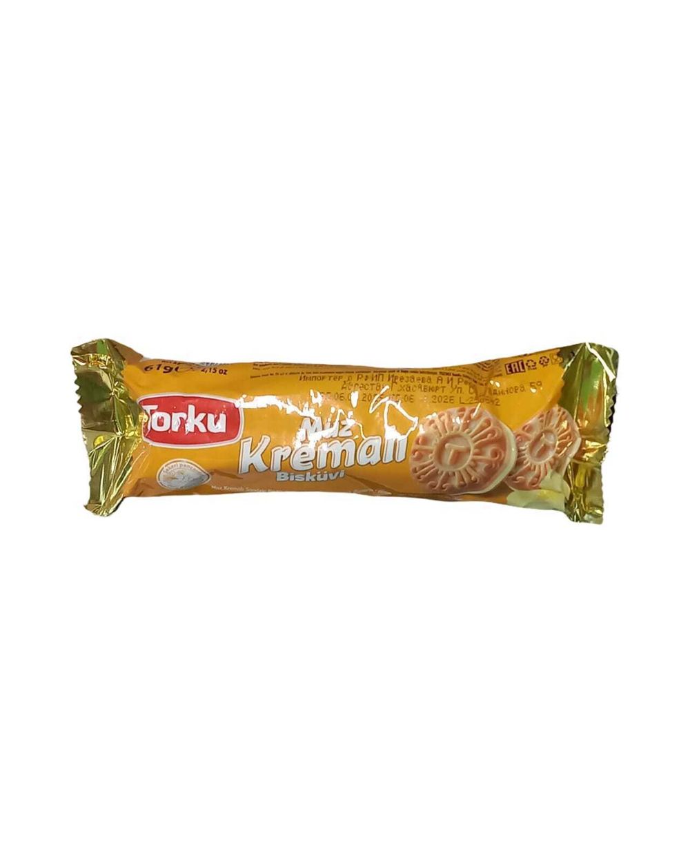 Печенье "TORKY KREMALI" с банановым кремом 61гр