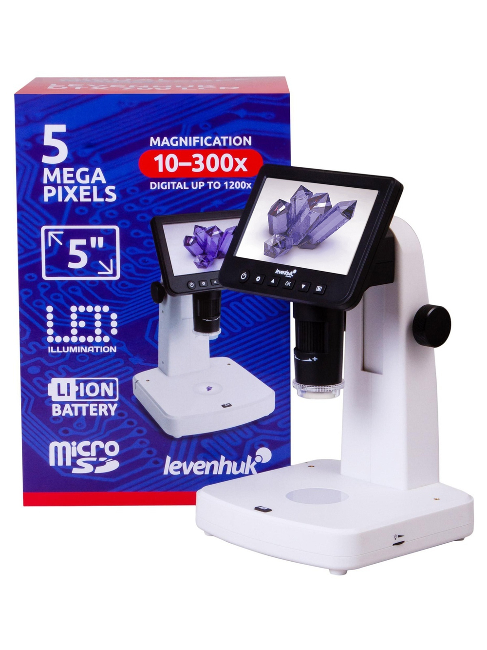 Микроскоп цифровой Levenhuk DTX 700 LCD