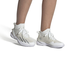 Женские Кроссовки теннисные Adidas Adizero Cybersonic W - cloud white/silver metallic/grey one