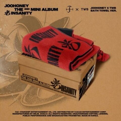 Альбом JOOHONEY - (INSANITY) 2nd Mini Album JOOHONEY X TWB BATH TOWEL Version (LIMITED Edition)