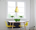 Pendant design lamp Fracture  D22 (Yellow)
