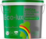 ЭМАЛЬ "ECO-LUX" Д/ФАСАДОВ И ИНТЕРЬЕРОВ "РАДУГА-113" ГЛ 2,7Л