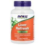 NOW Foods, Liver Refresh™, добавка для здоровья печени, 90 растительных капсул