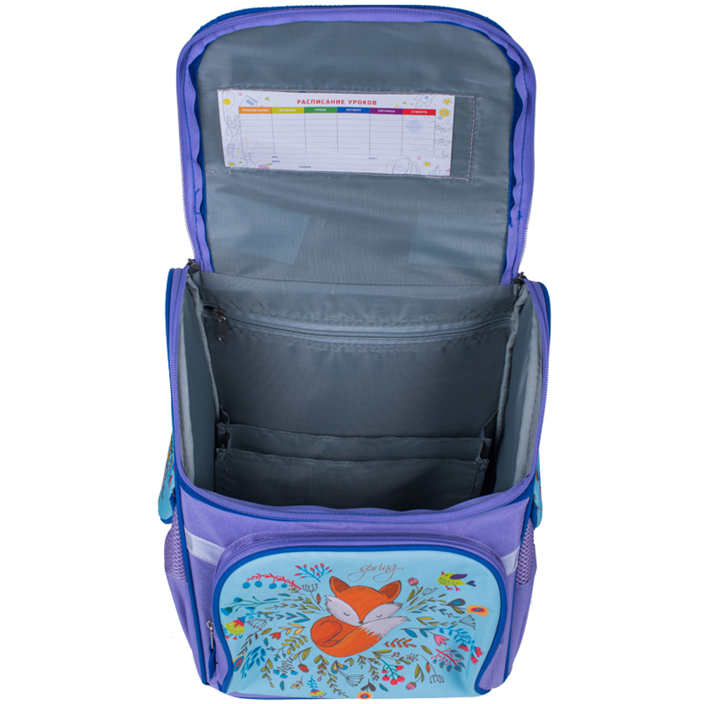 ArtSpace Ранец ArtSpace Junior "Cute foxy" 37*28*21см, 1 отделение, 3 кармана, анатомическая спинка
