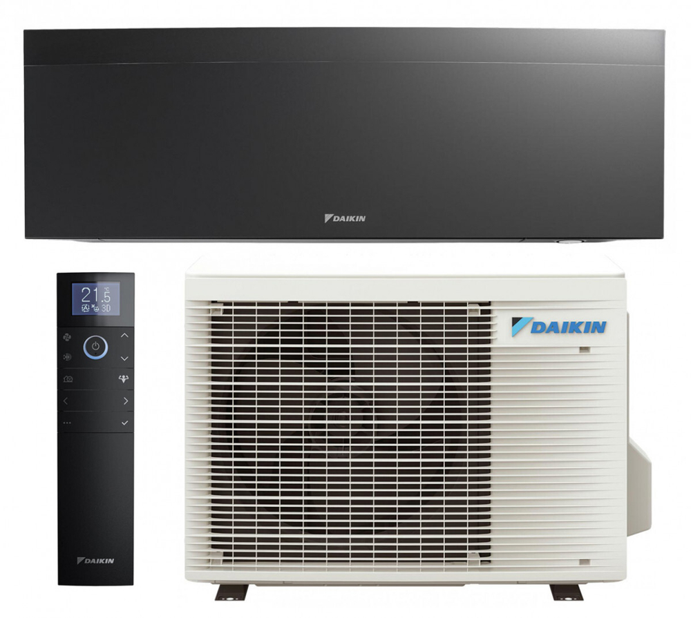 Кондиционер Daikin Emura 3 FTXJ20AB/RXJ20A Full DC Inverter. Цвет: Матово-черный внутренний блок