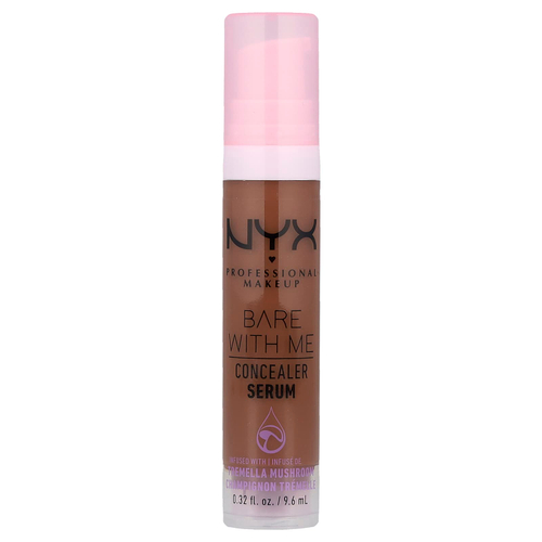 NYX Professional Makeup, Bare With Me, сыворотка-консилер, 11 мокко, 9,6 мл (0,32 жидк. Унции)