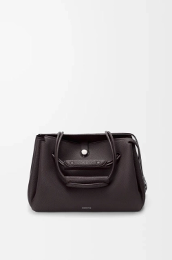 Loewe Большая сумка Madrid из мягкой зернистой телячьей кожи, темно-коричневый