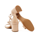 Кожаные босоножки на каблуке serena Michael Kors - бежевый(40S2SEMA1A)